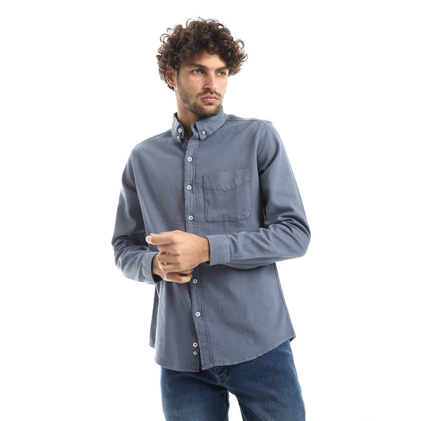 Casual_Indigo_Long_Sleeve_Shirt-Indigo