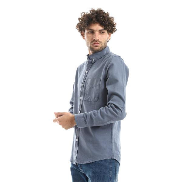 Casual_Indigo_Long_Sleeve_Shirt-Indigo