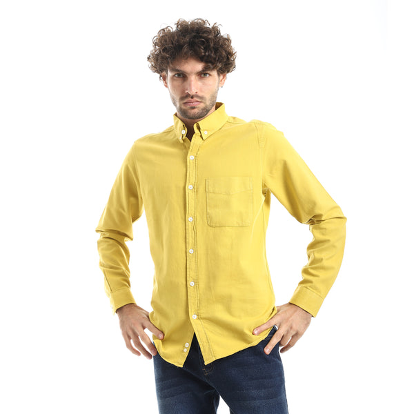 Casual_Dark_Yellow_Long_Sleeve_Shirt-Dark_Yellow