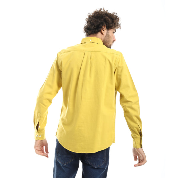 Casual_Dark_Yellow_Long_Sleeve_Shirt-Dark_Yellow