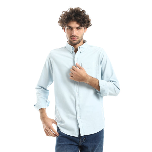 Casual_Sky_Blue_Long_Sleeve_Shirt-_Sky_Blue