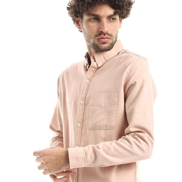 Casual_Nude_Long_Sleeve_Shirt-Nude