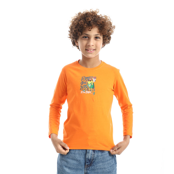 Boys_Printed_Long-Sleeve_Shirt_–_Orange