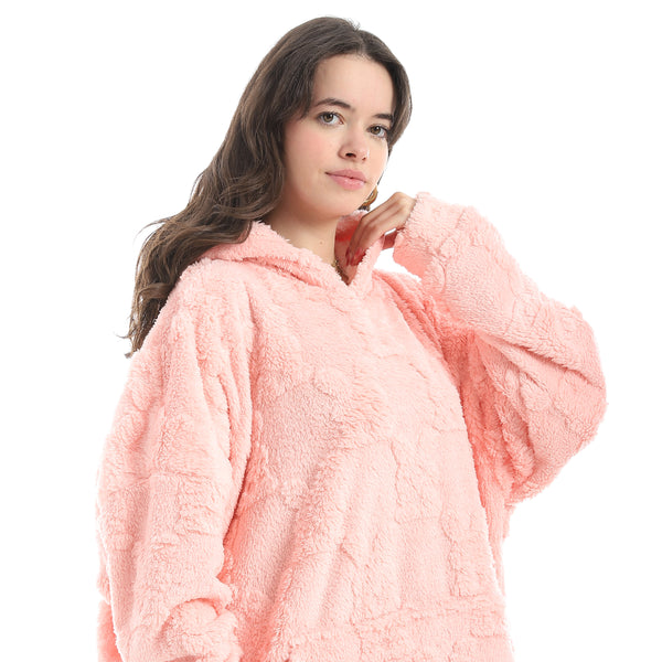 Hooded_Long_Sleeves_Snuggle_Blanket_-_Rose