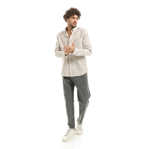 Beige_Long_Sleeves_Linen_Casual_Shirt-Beige