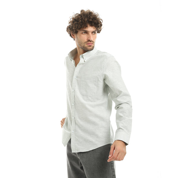 Mint_Green_Long_Sleeves_Linen_Casual_Shirt-Mint_Green