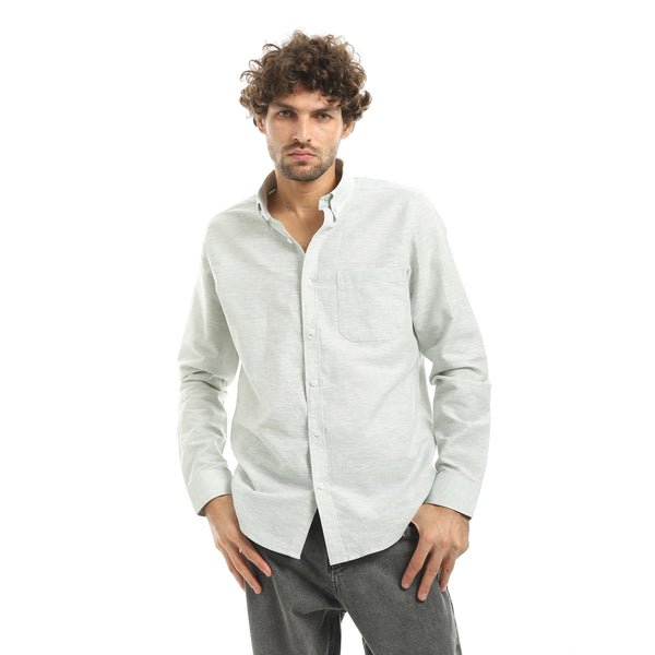 Mint_Green_Long_Sleeves_Linen_Casual_Shirt-Mint_Green