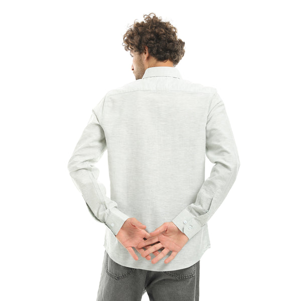 Mint_Green_Long_Sleeves_Linen_Casual_Shirt-Mint_Green