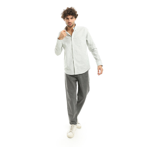Mint_Green_Long_Sleeves_Linen_Casual_Shirt-Mint_Green