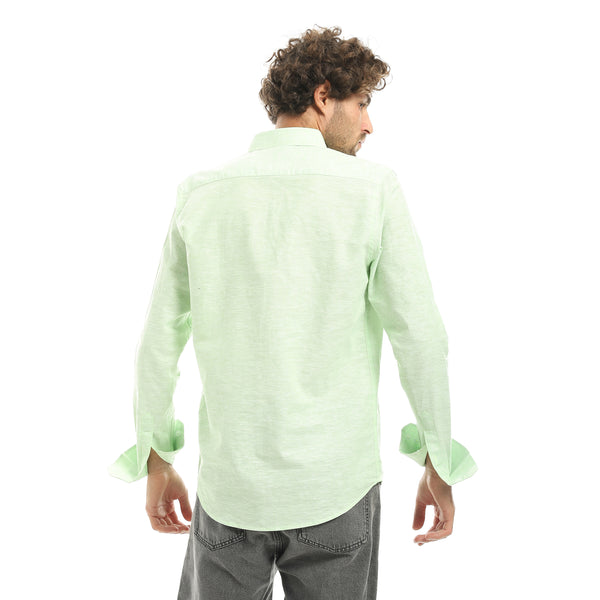 Pastel_Green_Long_Sleeves_Linen_Casual_Shirt-Pastel_Green