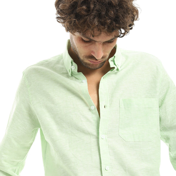 Pastel_Green_Long_Sleeves_Linen_Casual_Shirt-Pastel_Green