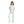Zipper_Closure_Self_Patterned_Pajama___Green_&_White