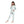 Zipper_Closure_Self_Patterned_Pajama___Green_&_White