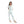 Zipper_Closure_Self_Patterned_Pajama___Green_&_White