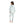 Zipper_Closure_Self_Patterned_Pajama___Green_&_White