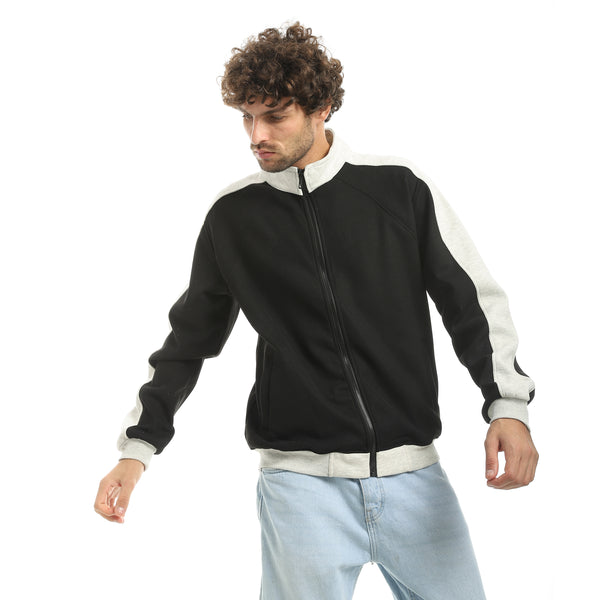 Bi-Tone_Regular_Fit_Sweatshirt_-_Black_&_White