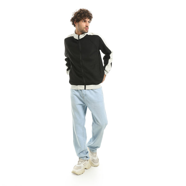 Bi-Tone_Regular_Fit_Sweatshirt_-_Black_&_White