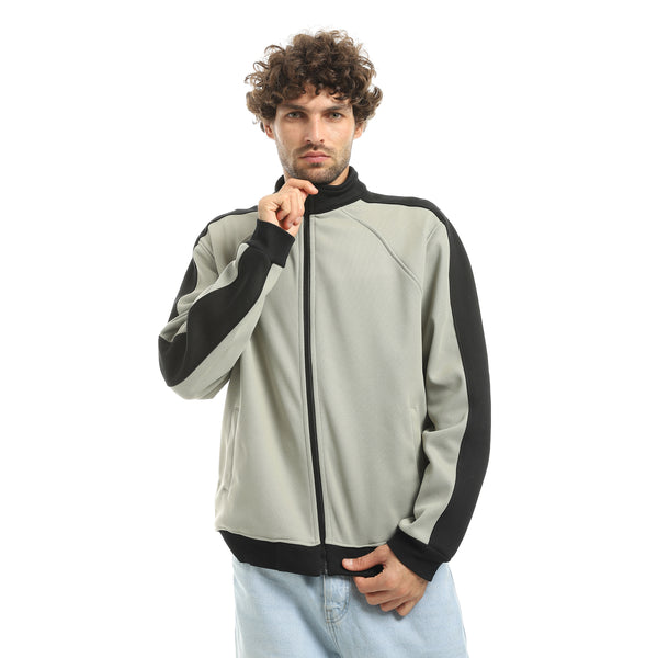Bi-Tone_Regular_Fit_Sweatshirt_-_Mint_&_Black