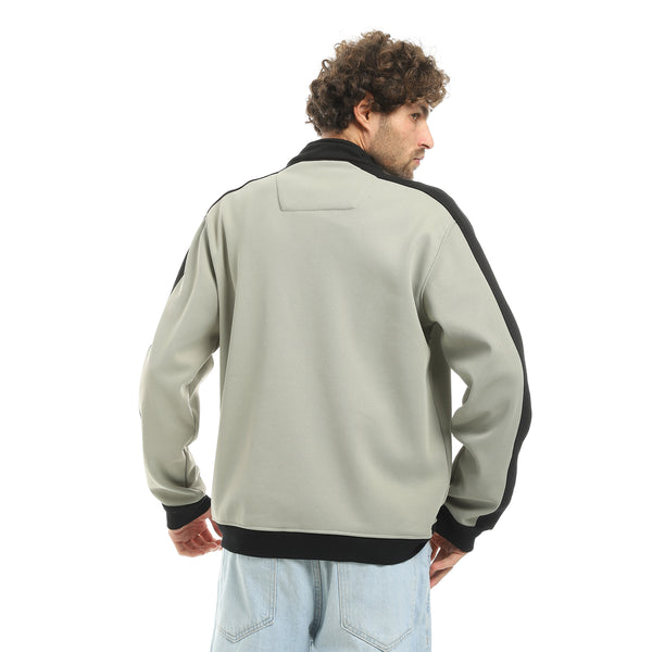 Bi-Tone_Regular_Fit_Sweatshirt_-_Mint_&_Black