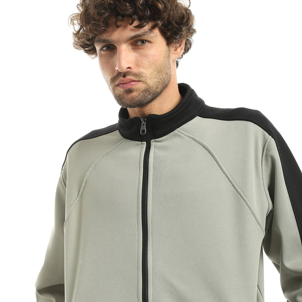 Bi-Tone_Regular_Fit_Sweatshirt_-_Mint_&_Black