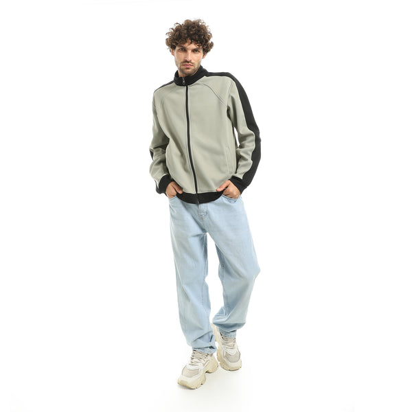 Bi-Tone_Regular_Fit_Sweatshirt_-_Mint_&_Black