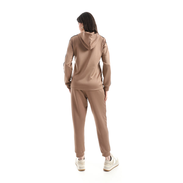 Long_Sleeves_Hooded_Zipped_Tracksuit-Coffee_Brown
