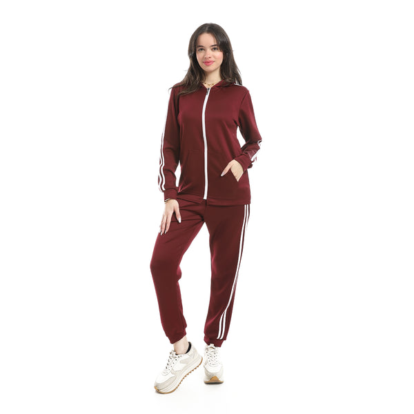 Dark_Red_Long_Sleeves_Hooded_Zipped_Tracksuit-Dark_Red