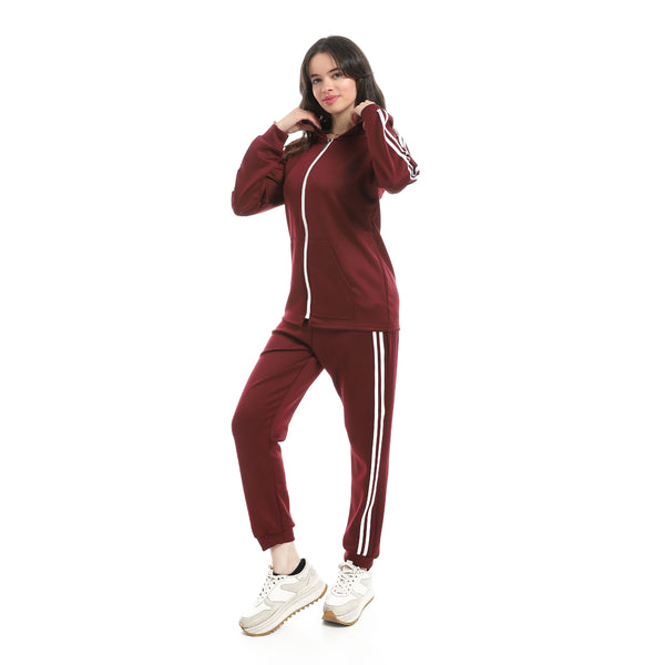 Dark_Red_Long_Sleeves_Hooded_Zipped_Tracksuit-Dark_Red