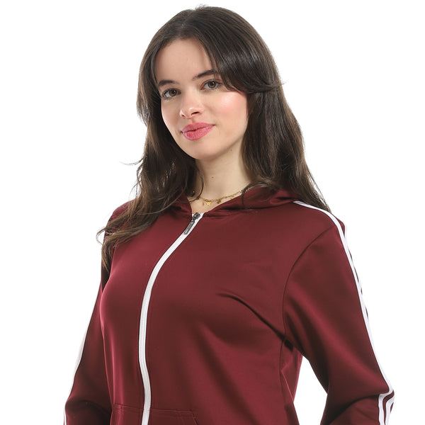 Dark_Red_Long_Sleeves_Hooded_Zipped_Tracksuit-Dark_Red