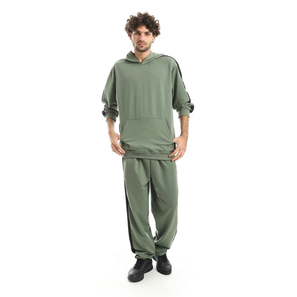 Basic_Fleeced_With_Hooded_Collar__Training_Suit-Mint_Green