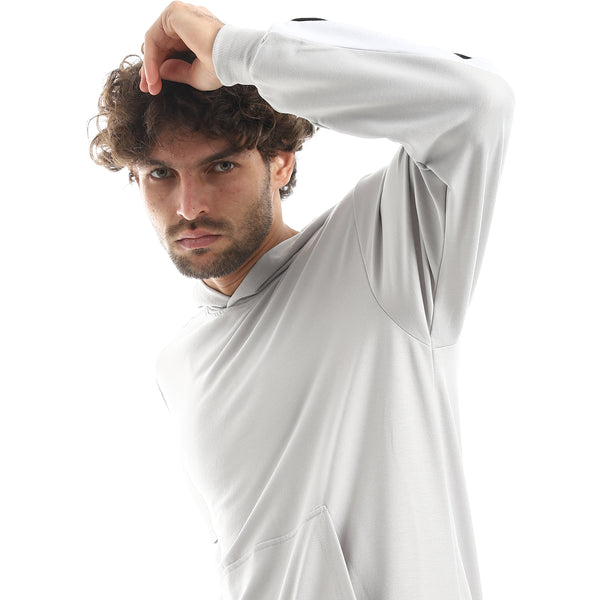 Basic_Fleeced_With_Hooded_Collar_Training_Suit-_Light_Gray