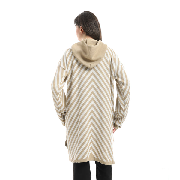 High-Low_Striped_Hooded_Pullover_-_Beige_&_Off_White