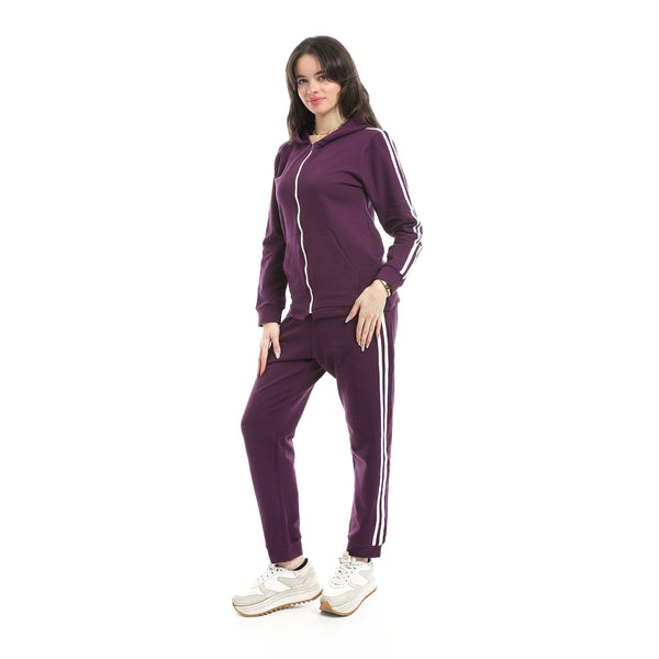 Elastic_Waist_Zipped_Cotton_Tracksuit_-_Eggplant