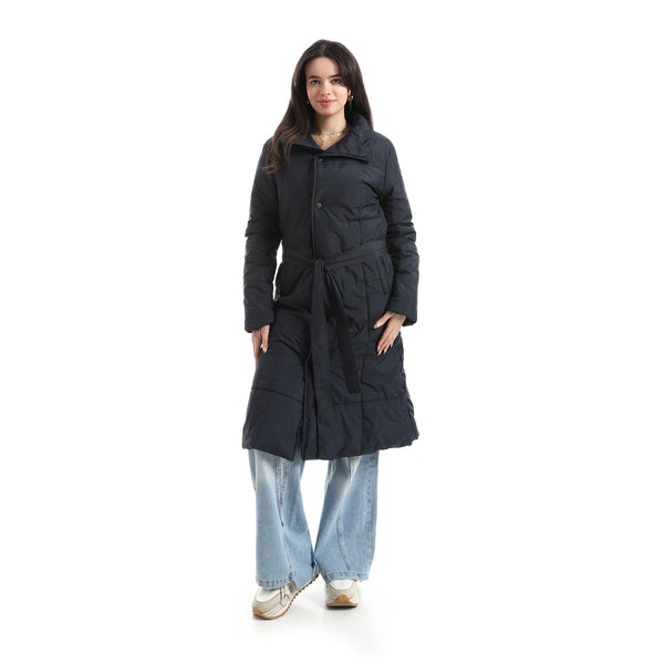 Mid-Length_High-Collar_Puffer_-_Navy_Blue
