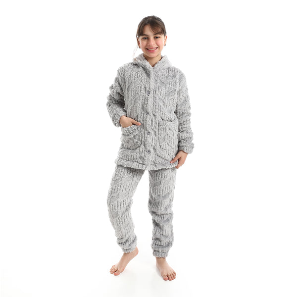 Hooded_Neck_With_Long_Sleeve_Pajama_