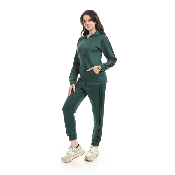 Dark_Green_Long_Sleeves_Hooded_Zipped_Tracksuit-Dark_Green
