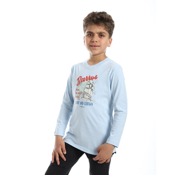 Long_Sleeve_Cotton_T-Shirt_-_Turquoise