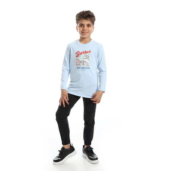 Long_Sleeve_Cotton_T-Shirt_-_Turquoise