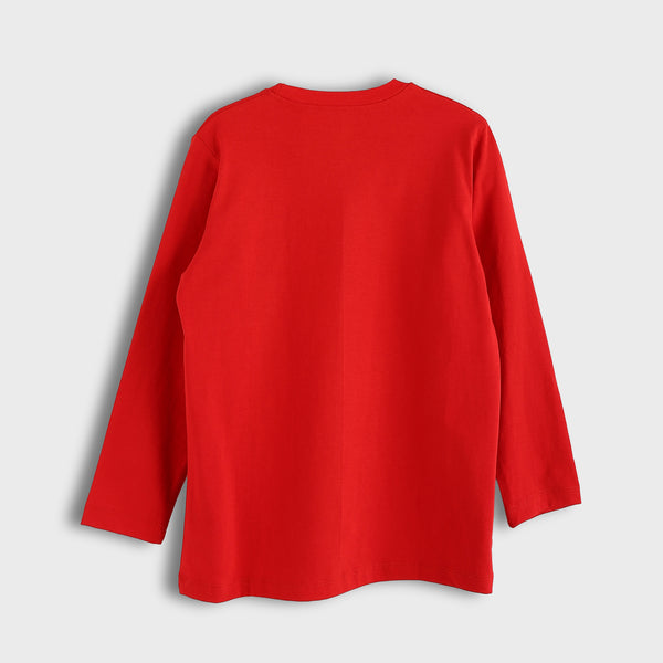 Cotton_Printed_T-Shirt_-_Red