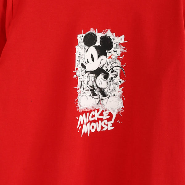 Cotton_Printed_T-Shirt_-_Red