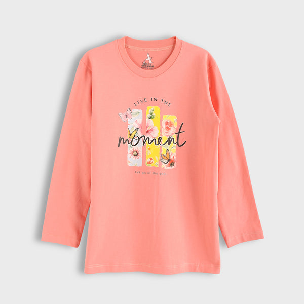 Cotton_Printed_T-Shirt_-_Salmon