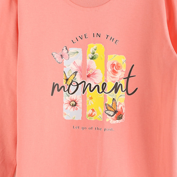 Cotton_Printed_T-Shirt_-_Salmon
