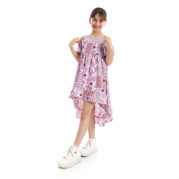 Off_Shoulder_Casual_Dress_Purple