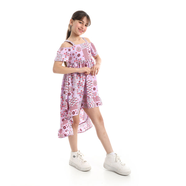 Off_Shoulder_Casual_Dress_Purple