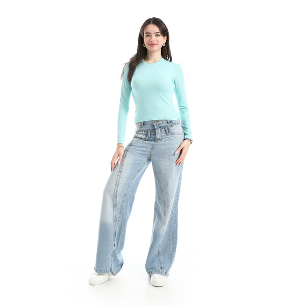 Mint_Blue_Long_Sleeve_Ribbed_Top_-_Mint_Blue