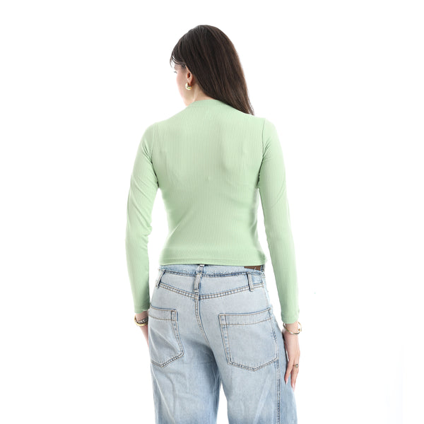 Light_Green_Long_Sleeve_Ribbed_Top_-Light_Green