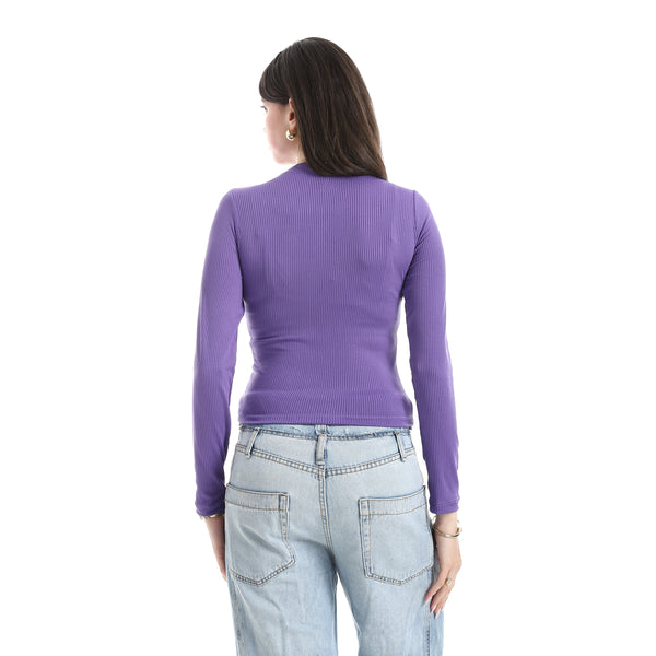 Purple_Long_Sleeve_Ribbed_Top_-_Purple
