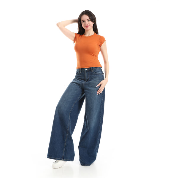 Comfy_Short_Sleeve_Top_-_Orange