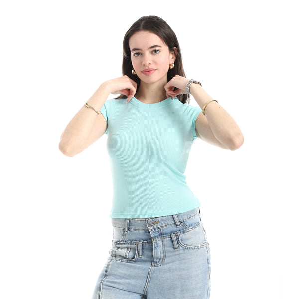 Comfy_Short_Sleeve_Top_-_Mint_Blue