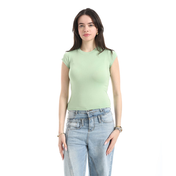 Comfy_Short_Sleeve_Top_-_Light_Green